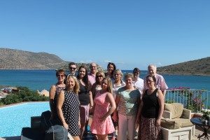 Group photo of Crete fam trip