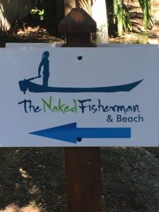 The Naked Fishman Sign